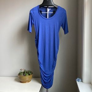 Motherhood Maternity Side Ruched Dress- Size S